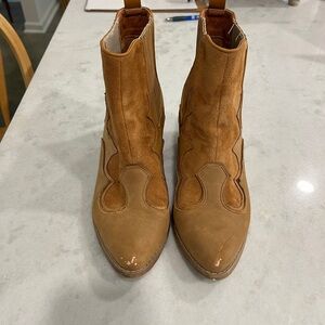 Elegant Tan Ankle Booties